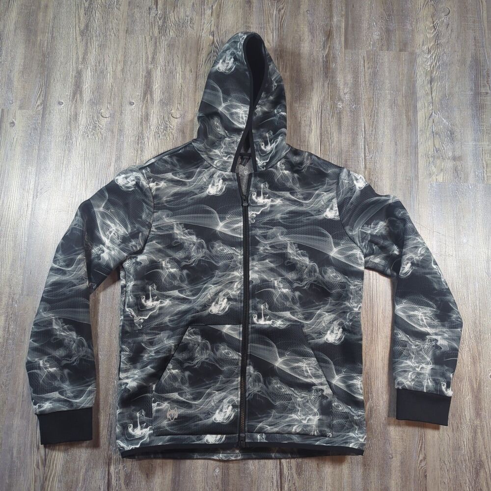 Greyson Ghost Dancer Smoke Full Zip Performance Hoodie Mens Size Medium